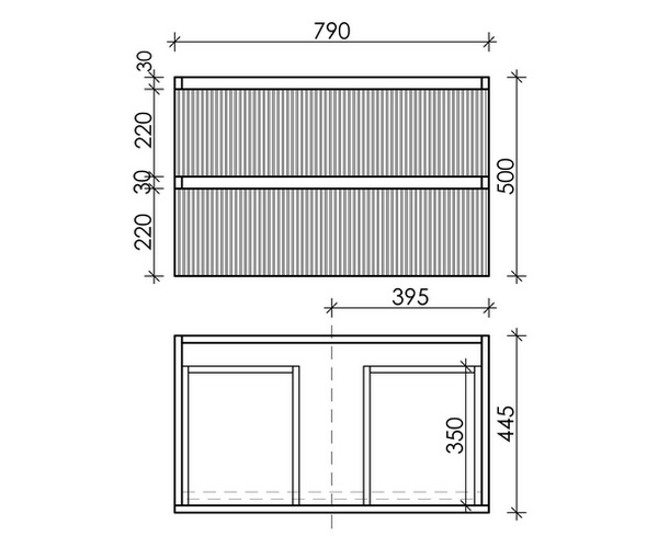 тумба с раковиной SANCOS SNOB R 80
